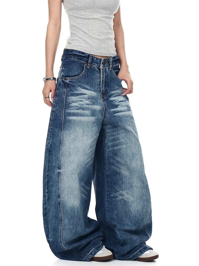 Pantaloni Scimitar Donna Per Donna Baggy Autunno Velluto Cargo Oversize All'aperto Gamba larga Multi-tasche Patchwork Plaid Urban Y2k