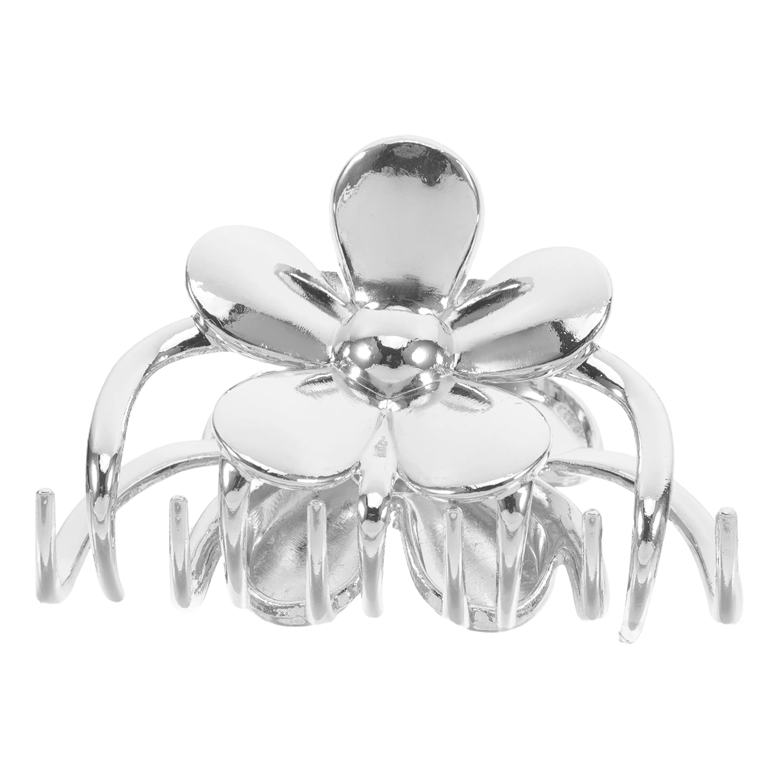 

Stylish Metal Flower Claw Clip For Women Unique Durable Hair Accessories Large Size Short Hair Barrettes Vintage