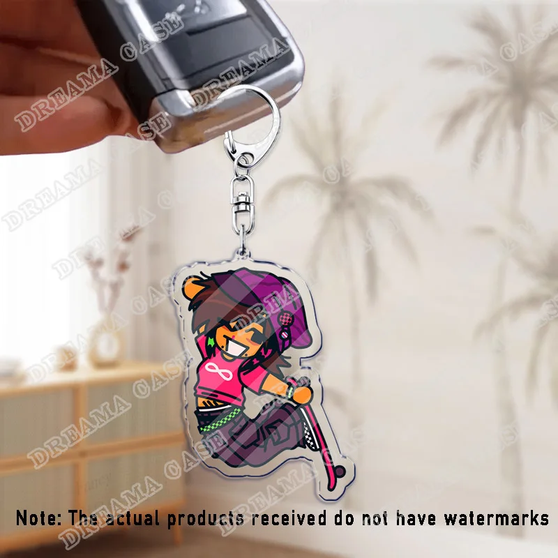 لطيف الكرتون Regretevator تشيبي المفاتيح الاكسسوارات حقيبة السحر القط عاشق لعبة سلاسل المفاتيح Keyrings مجوهرات المشجعين الأصدقاء هدية