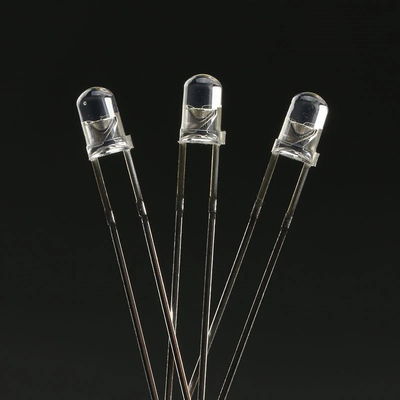 10Pcs-100pcs F5 5mm Fast Slow Flashing LED RGB Rainbow Multi Color Clear Light Emitting Diode Full Color Indicator Lamp Bead DIP