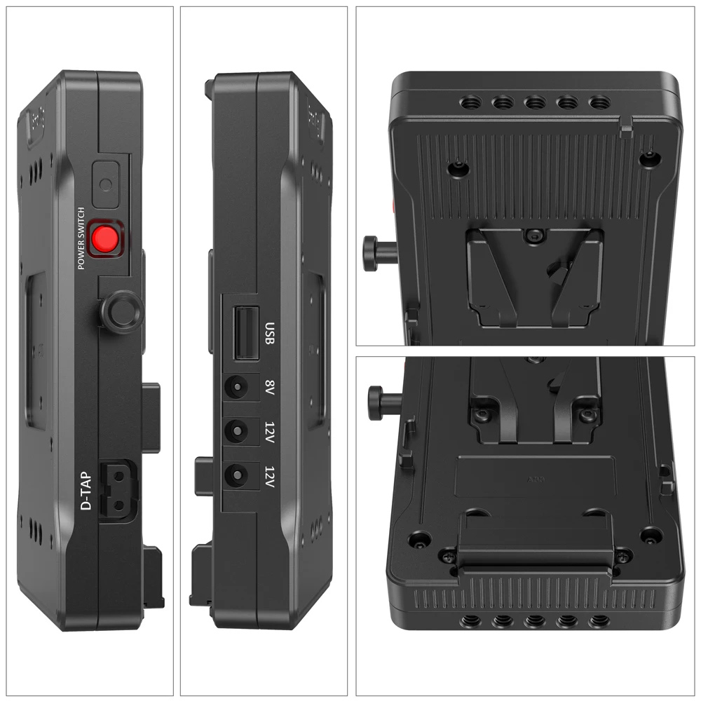 Imagem -05 - Smallrig v Placa do Adaptador da Bateria da Montagem com Braço Ajustável 3204 da Braçadeira da Haste de 15 mm