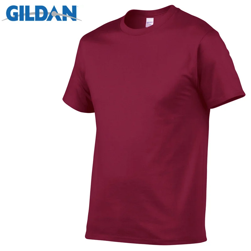 5pcs/Lot GILDAN Brand Solid Color T Shirt Mens Black And White 100% Cotton T-shirts Summer Skateboard Tee Boy Skate Tshirt Tops