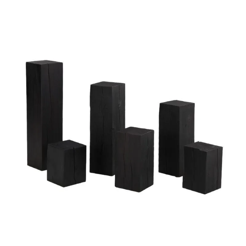 

Wood Sofa Side Cabinets Carbonized Side Table Retro Log Square Corner Few Small Tables Coffee Table Surprise Quiet