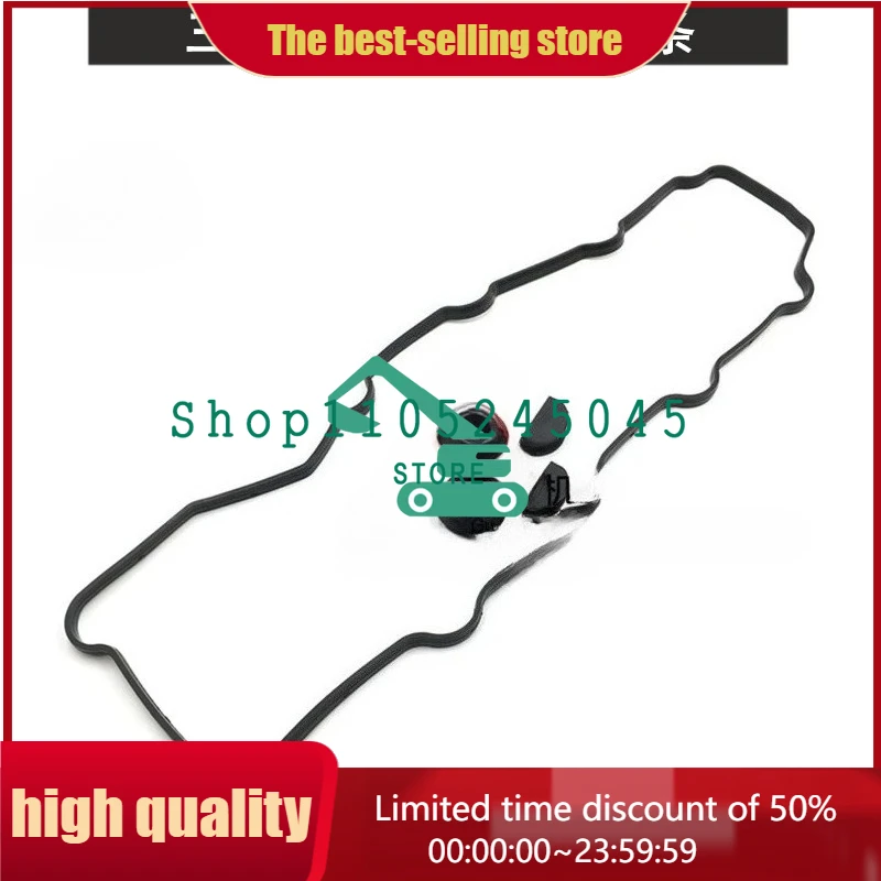 

E306 307 308B/C/D крышка клапанной камеры резиновая полоса 4M40 винт двигателя резиновая прокладка аксессуары для экскаватора Запчасти для экскаватора