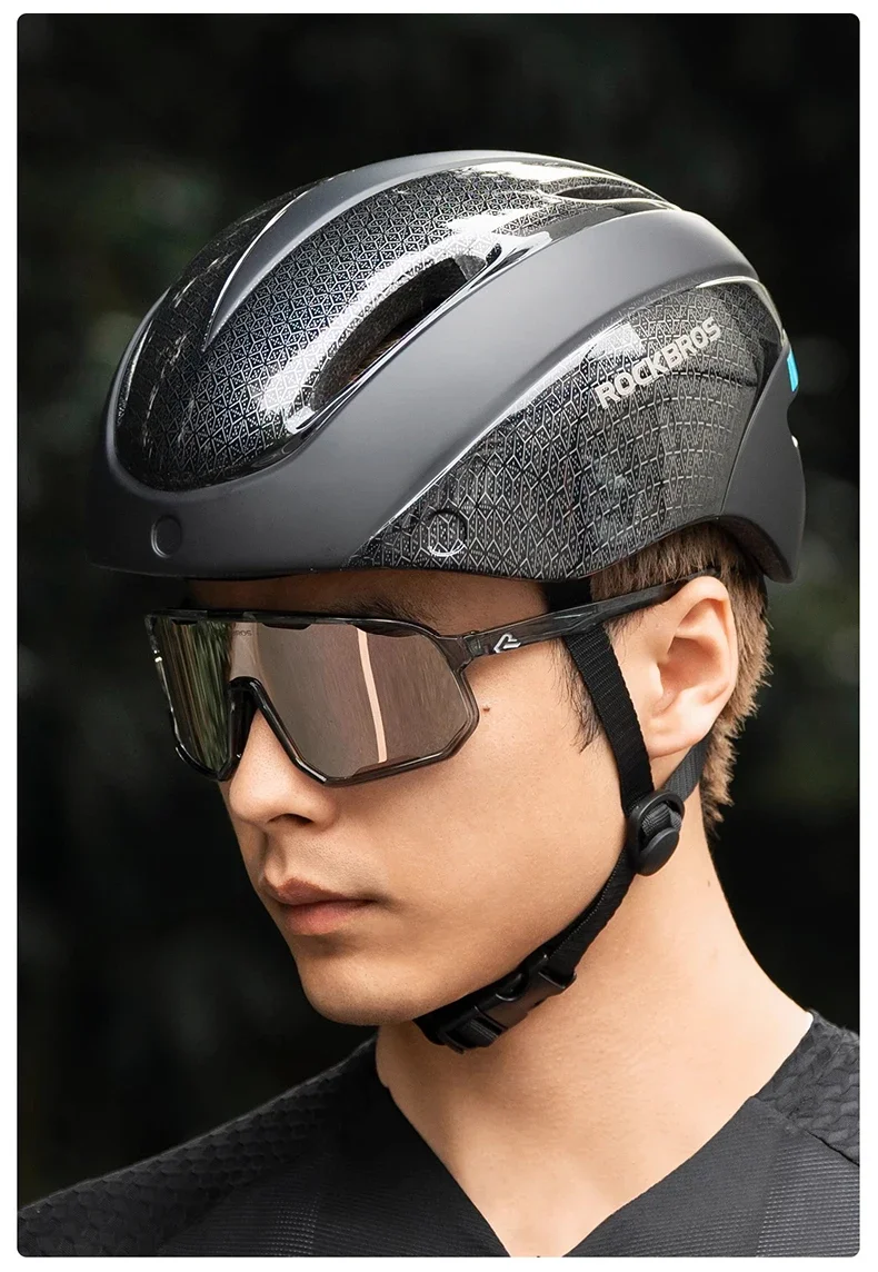 Rockbros Fahrrad helm Brille Männer Frauen integral geformte MTB Fahrrad helm leichte Mountainbike Helm Rücklichter – Detail 22