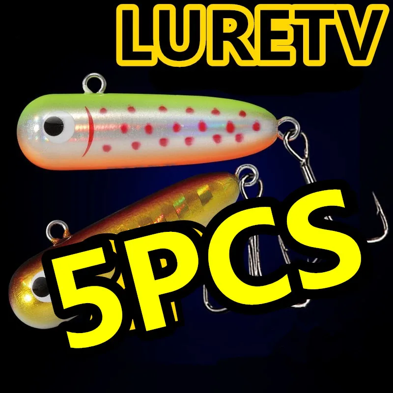 

LURETV SMITH SAME STYLE Btk Swimmer 5PCS Mine 3cm 3g False Bait Trout Bait 8004
