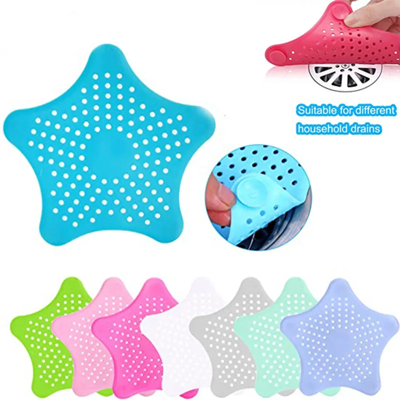 1 Pcs Bath sink Drain Hair Catcher Bath Stopper Plug Sink Strainer Filter Shower sink strainer Anti-clogging Kitchen Accessories