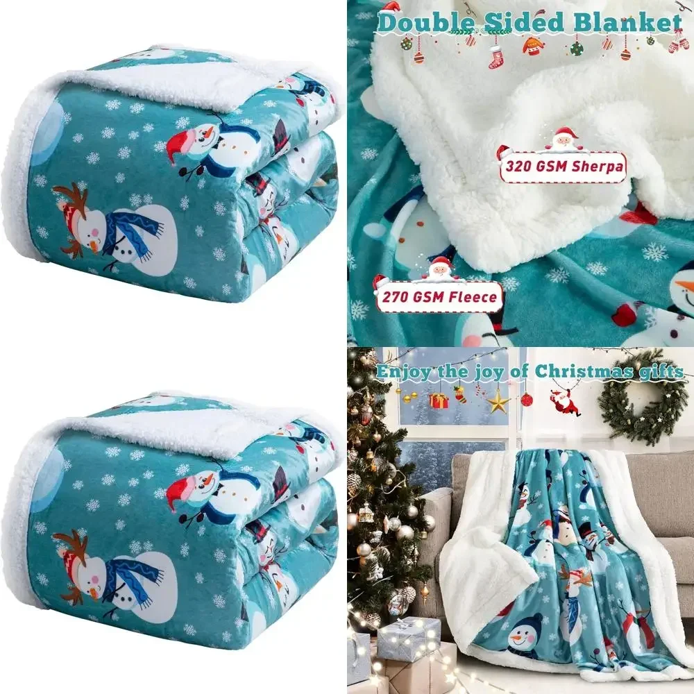 

Плед из шерпа-флиса размера Twin: супермягкий, плюшевый, теплый, уютный, пушистый плед из микрофибры - двусторонний, роскошный, бархатный