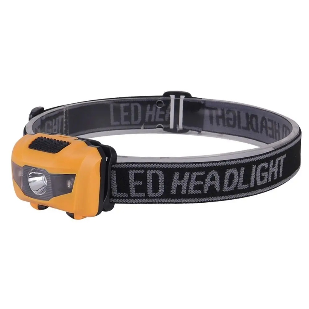 

Portable ABS LED Headlamp 4-Mode Waterproof Mini Head Lamp AAA Battery Powered Working Light