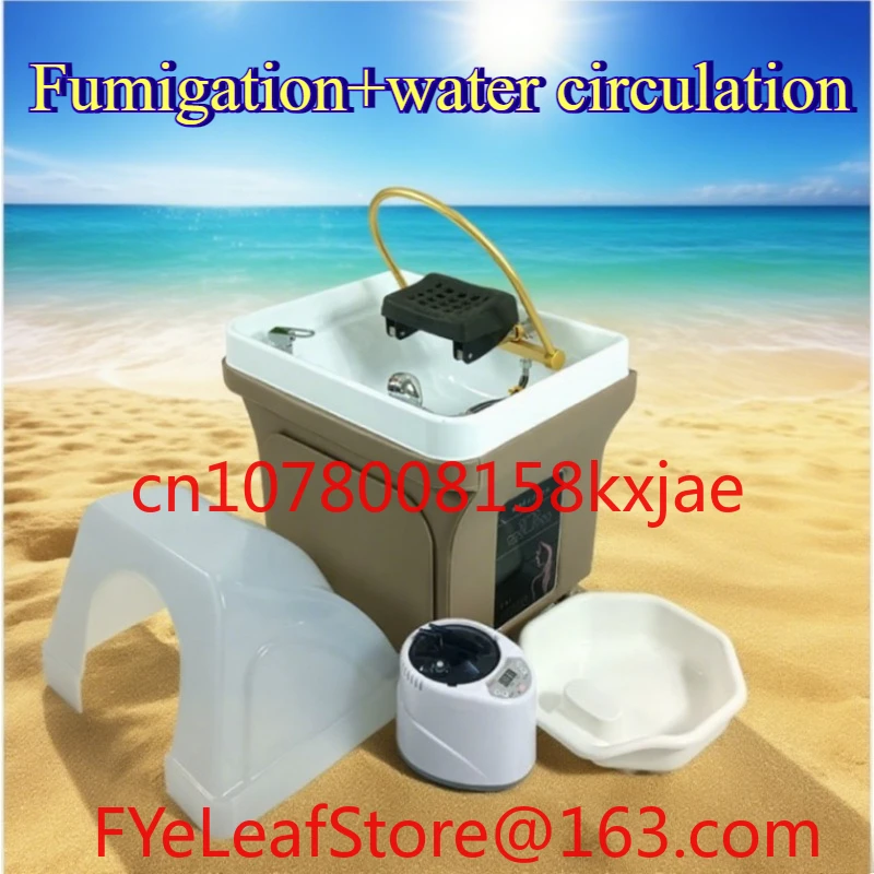 

Mobile Steaming Water Circulation Head Therapy Shampoo Basin Dedicated Basin Other. Colors Can Be Customized