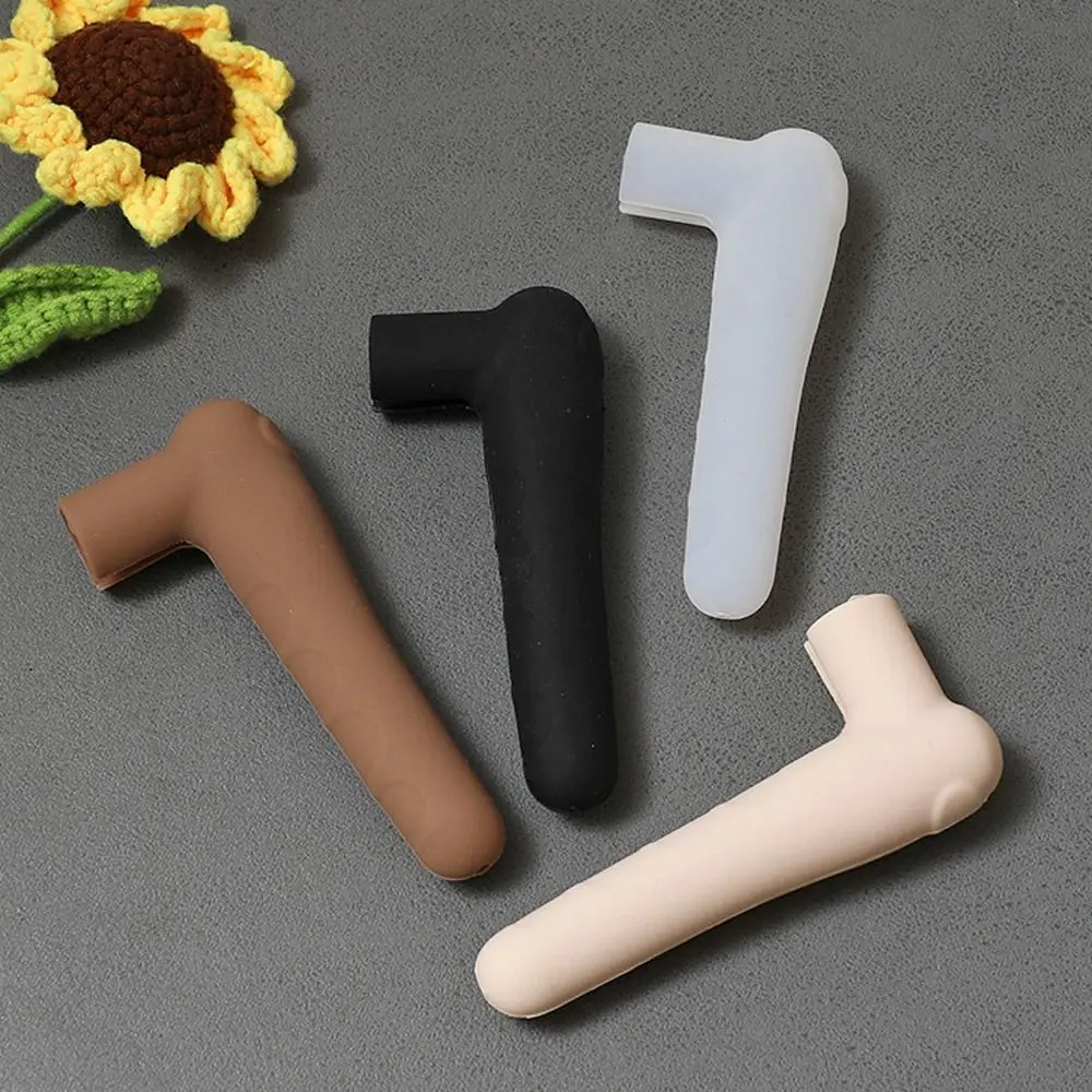 Portable Silicone Door Handle Cover Anti-Slip Anti-Static Door Knob Cover Anti Collision Silent Doorknob Sleeve for Home