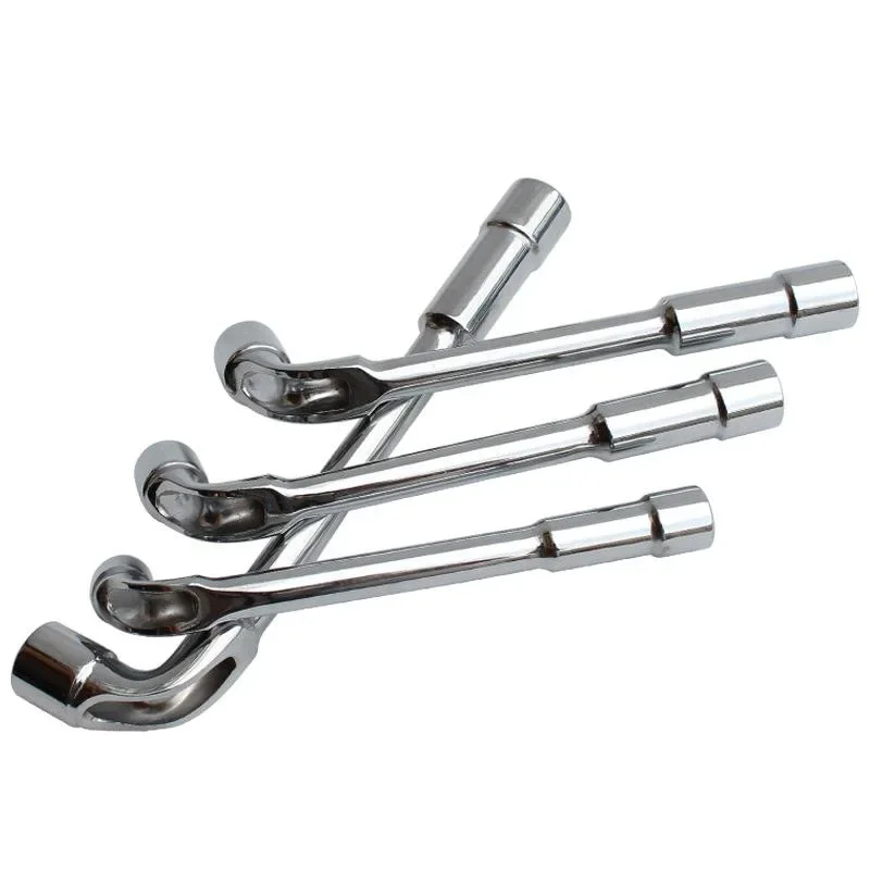 1pcs L Type Pipe Perforation Elbow Mini Wrench Set L Shaped Double Head Hex Socket Metric Wrench Kit 6 Point 6 7 8 9 10 11 12mm