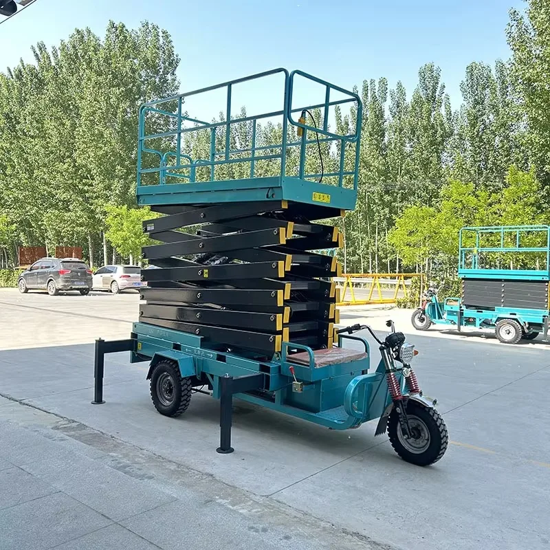Customized China Factory High Quality 6M Electric Tricycle Lifting Platform Mobile Scissor Lifts