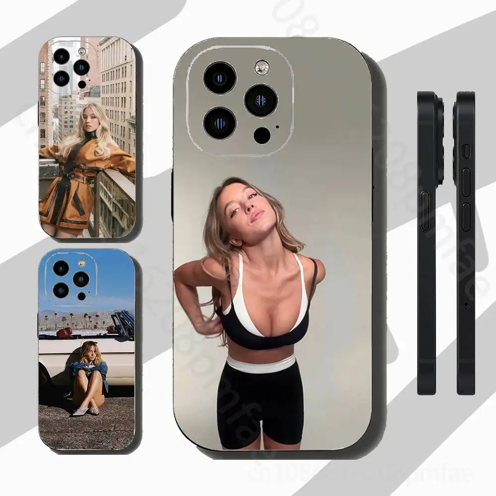 

S-Sydney S-Sweeny Actor Phone Case For iPhone 17,16,15,14,13,12,11 Pro,Max,Plus,X,XS