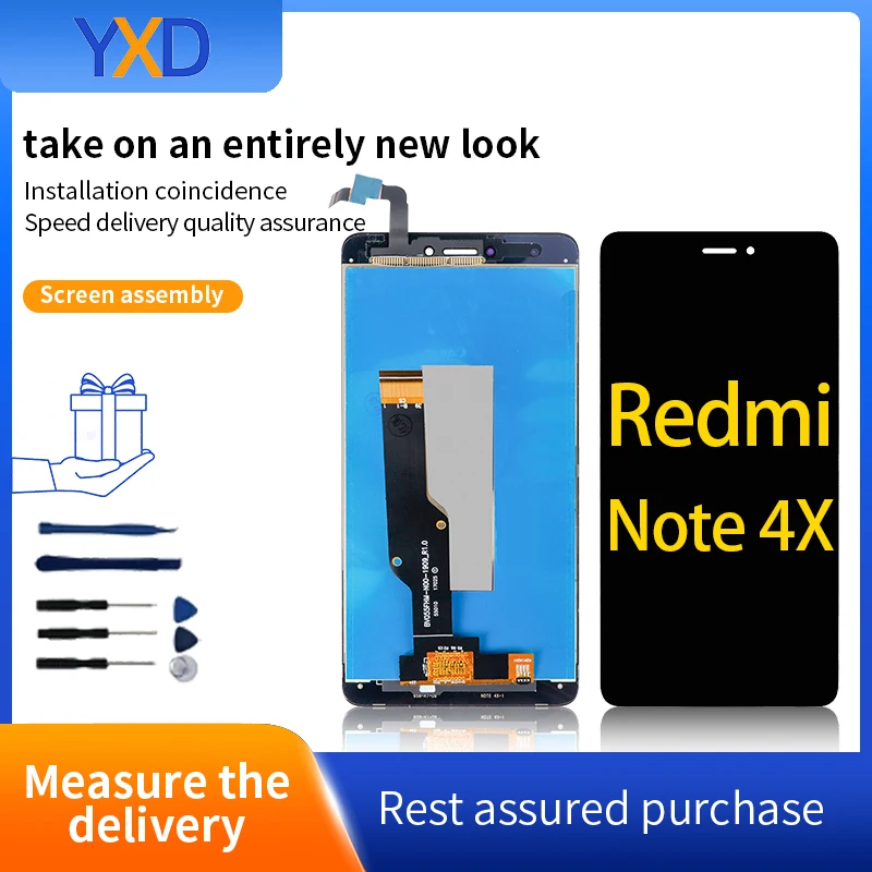 LCD Display For XIAOMI REDMI NOTE 4X LCD Display Touch Screen Digitizer Assembly For REDMI NOTE 4X LCD Screen Replacement