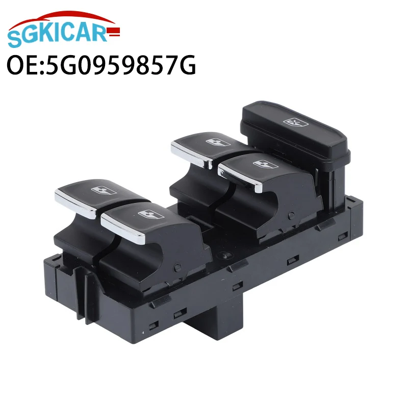 Interruptor de Elevalunas Eléctrico ODIDIO 5G0959857G para Polo, Derby, Vento-IND, Tayron, T-Cross, Audi A1, Ateca, León