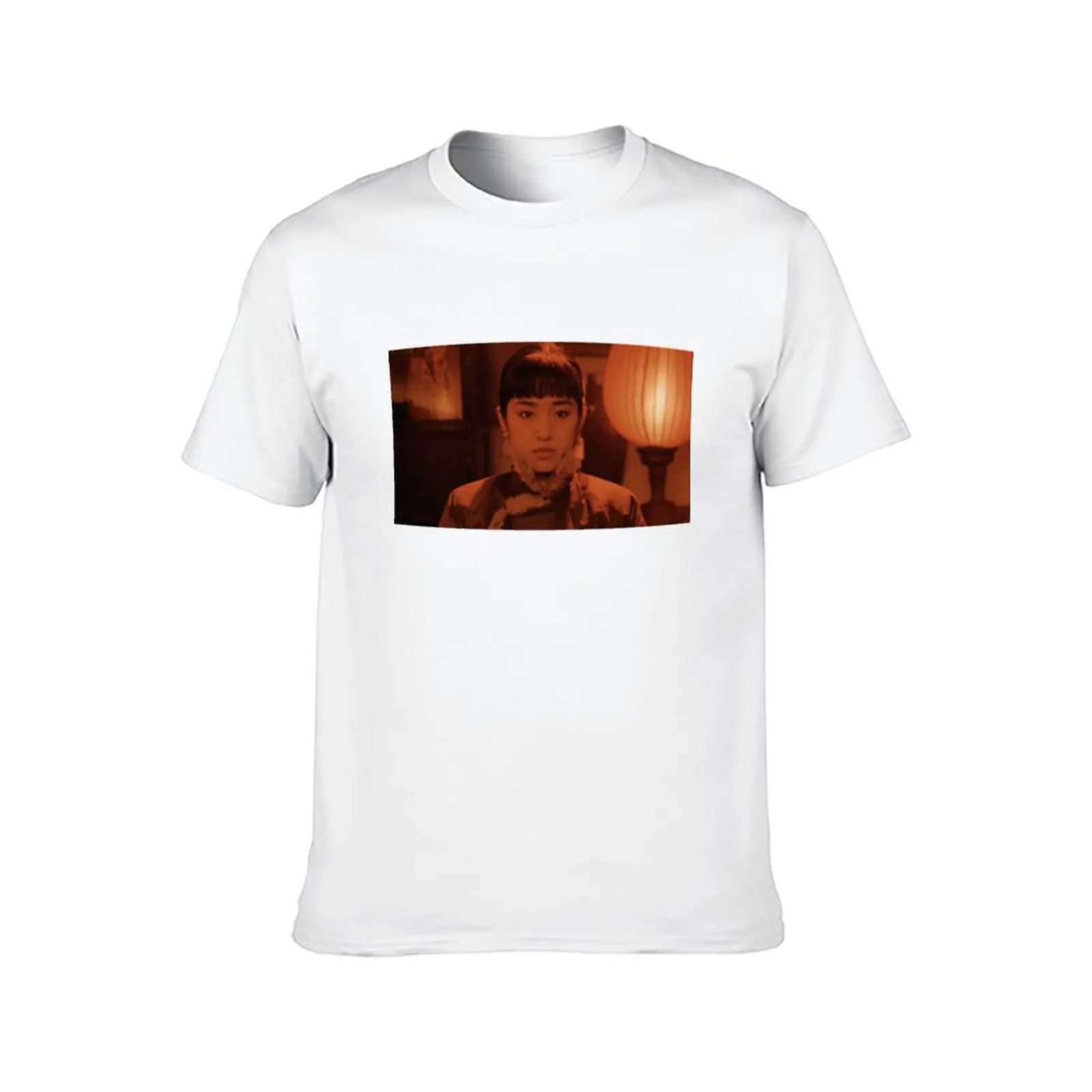 Gong Li - Raise the Red Lantern T-Shirt blue lock Blouse t shirts for men pack