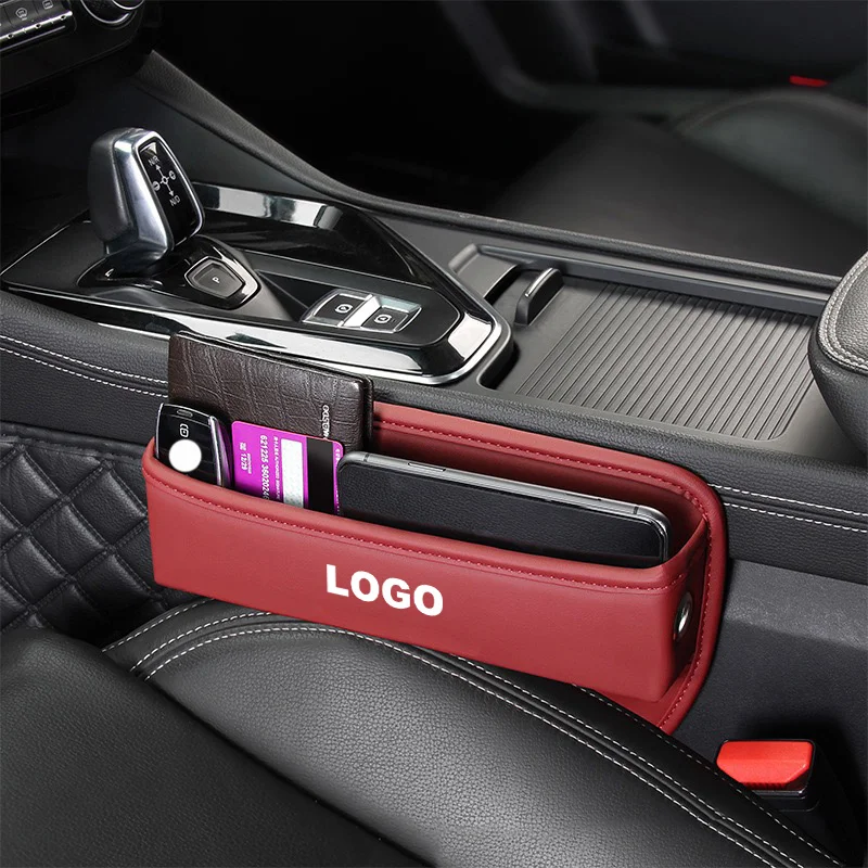 Car Special Seat Crevice Storage Box Seat Slit Catcher Organizer For Fiat 500 500C 2012 500X 500L Sport car accessories interior