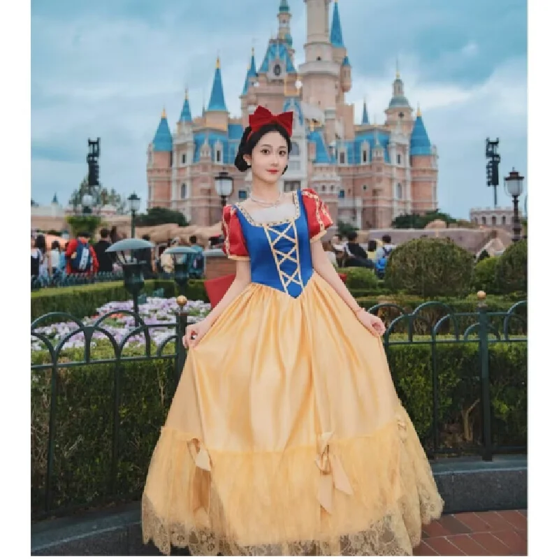 

Платье для выступлений для взрослых и женщин, тяжелая работа, Белоснежка, аксессуары для костюмов для косплея, аниме, производные игрушки и хобби, подарок на день рождения