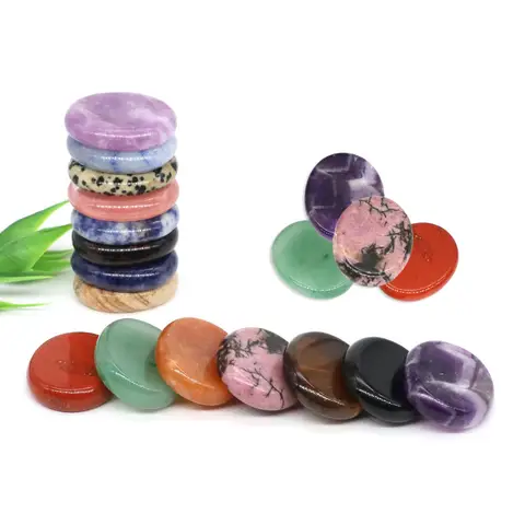 Piedra para olvidar el pulgar de 1,2 ", amatista Natural, cuarzo, cristal curativo, masaje, piedra preciosa de Palma, meditación Reiki, regalo de energía para el hogar