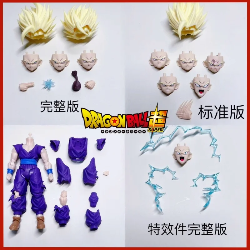 Replik Hm&Air Dragon Ball Super Son Gohan Actionfigur Kopfskulptur Ssj2 Zubehör Shf Anime Figur Sammlerstücke Geschenke