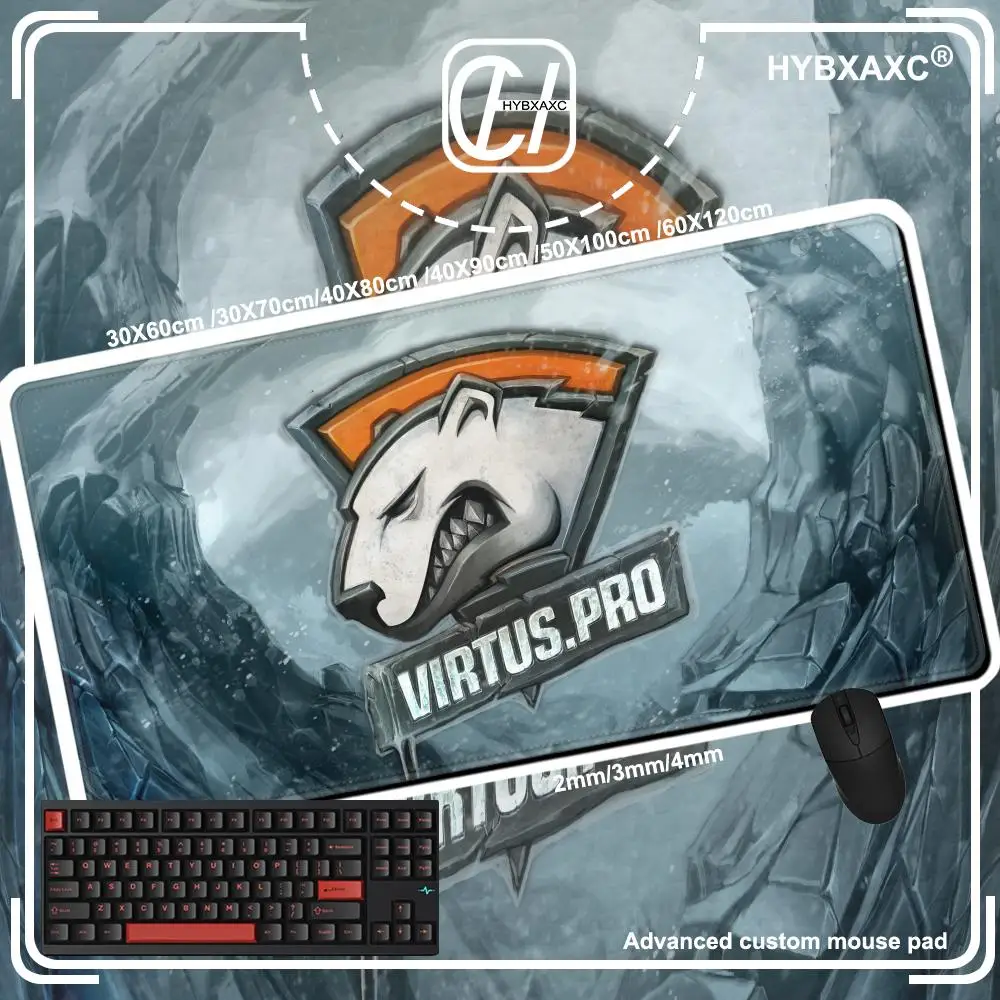 HYBXAXC Virtus Pro Mousepad Gamer HD Pattern 800x400x4mm Gaming Mouse Pad Cool New Notebook Pc Accessories Laptop Ergonomic Mat