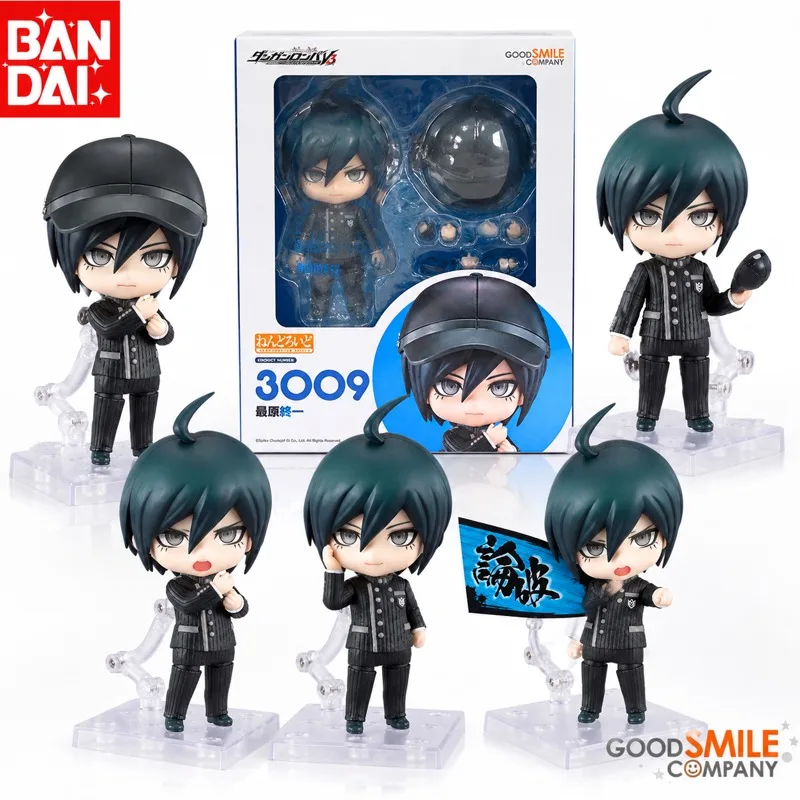 In Stock Bandai Original Bandai Nendoron Saihara Shuuichi Action Figure Model Doll Brand New Boxed Anime Characters Toys Model