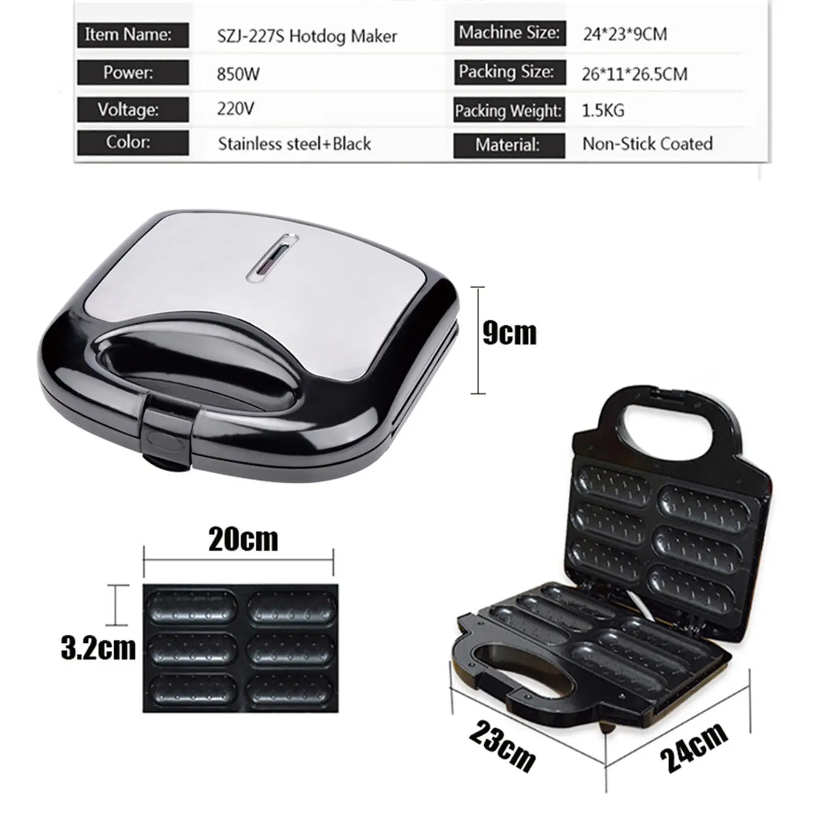 hot-dog-maker-toaster-stainless-steel-pancake-maker-machine-bun-baking-machine-breakfast-maker-for-easy-cooking
