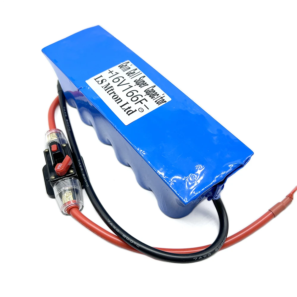 LS Mtron Ltd 16V166F Supercapacitor Automobile Rectifier Module 2.7V500F Super Capacitor Auxiliary Lighter Ultracapacitor