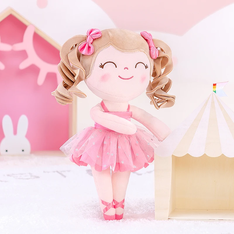 Gloveleya Plush Toys  New Design Ballet girl Doll Dolls Curls Dolls Dreaming Girl Gifts for Kids Soft Toys Girl‘s Birthday Gift