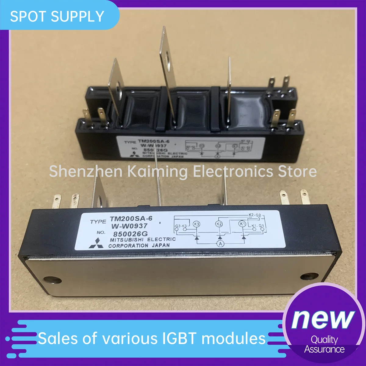 

TM200SA-6 TM200SA-6 MTG150-06 MTG200-06 MTG1500634F STA150AA30 Rectifier Bridge Power Module