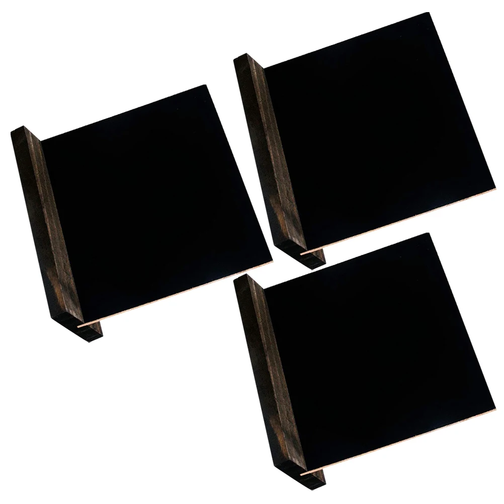 

3 Pcs Mini Blackboards Vintage Wooden Decorative Chalkboards for Restaurant Party Food Labels Display Price Boards