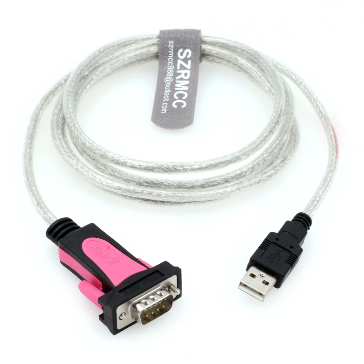 DB9 RS232 Serial Male to USB 2.0 Converter Cable with FTDI Chipset for Windows 10 8 7 XP Linux and Mac OS