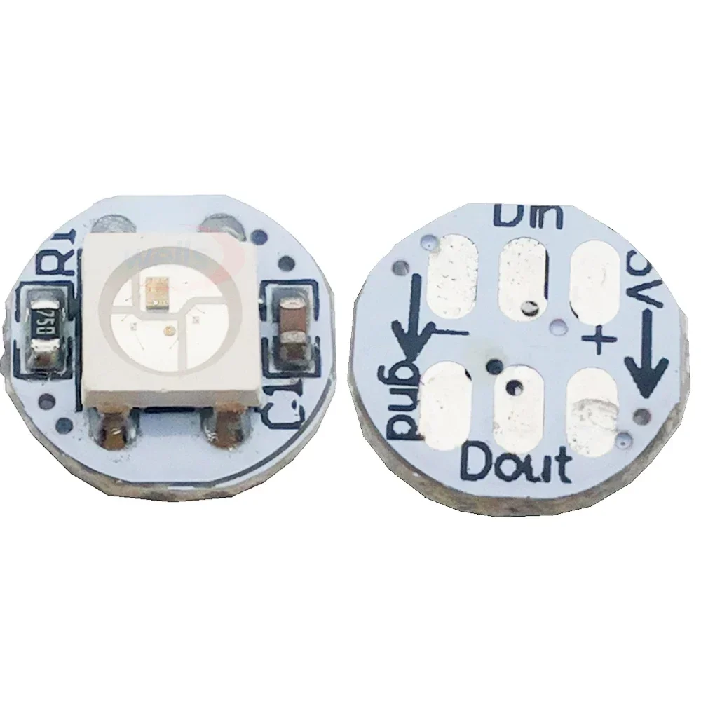 100 / 500 / 1000 Stuks Ws2812b Led Modules Chips & Heatsink Ingebouwde 5050 Rgb Ws2811 Ic Led Board 5V Dc Digitale Pixels Module
