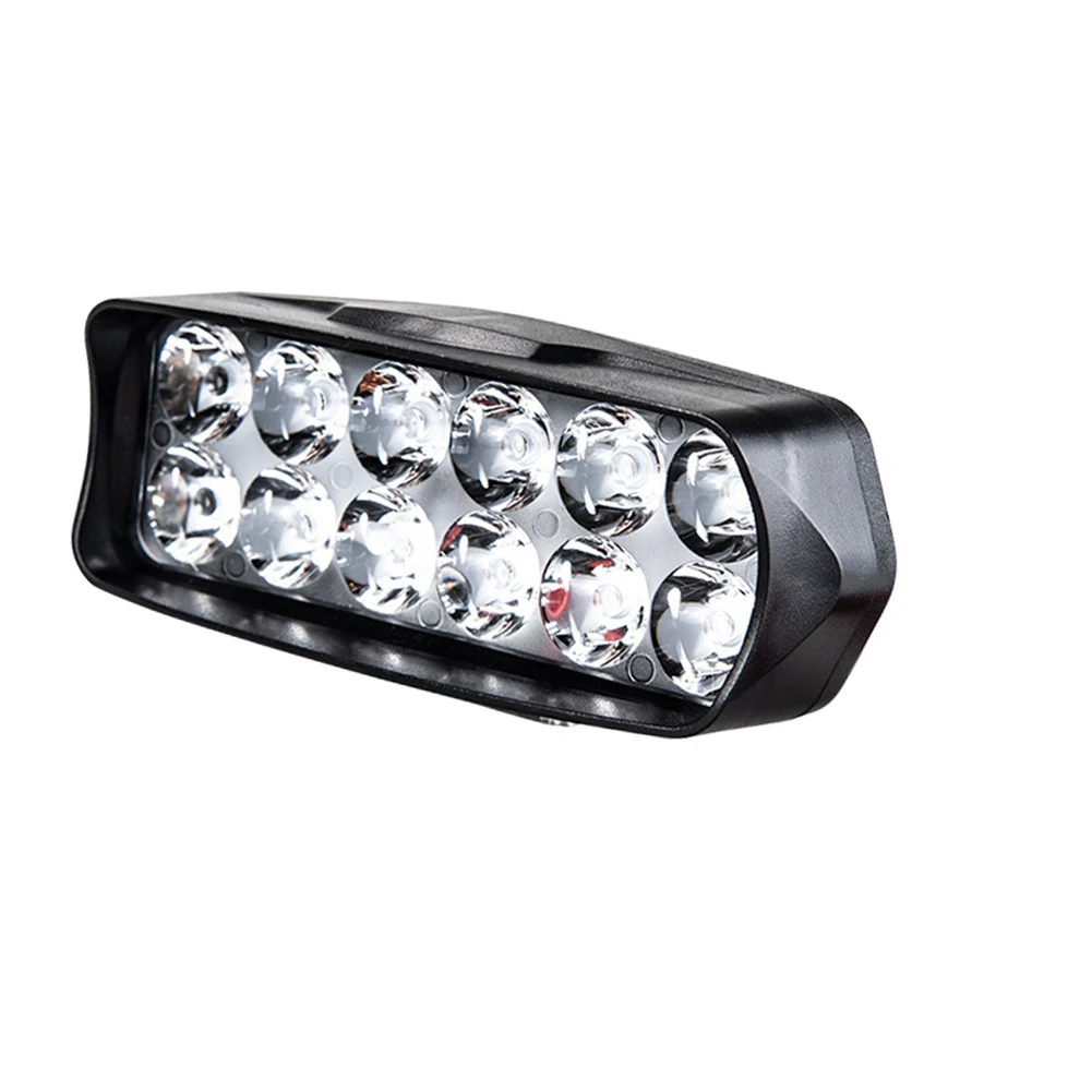 Work Bar Light Efficient Heat Dissipation Motorcycle LED Headlight Lamp 2400LM Fog Spotlight DRL Motorbike Spot Light