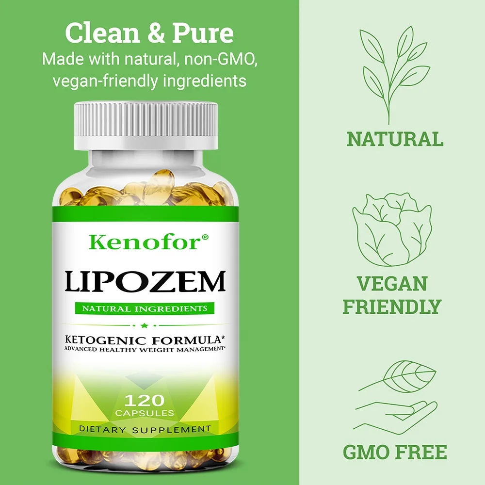 Natural Lipozem Capsules - Digestive Health, Appetite Suppression, Metabolism, Weight Management