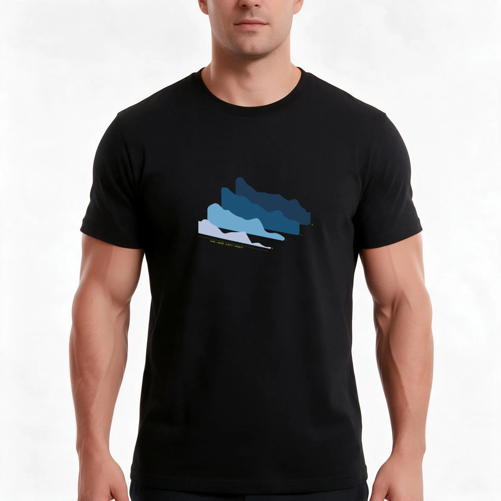 EQ, Waveform Music Producer T-Shirt, Summer Casual Cotton Tee, Oversized Streetwear Tops, Vintage Graphic Print, 100% Cotton