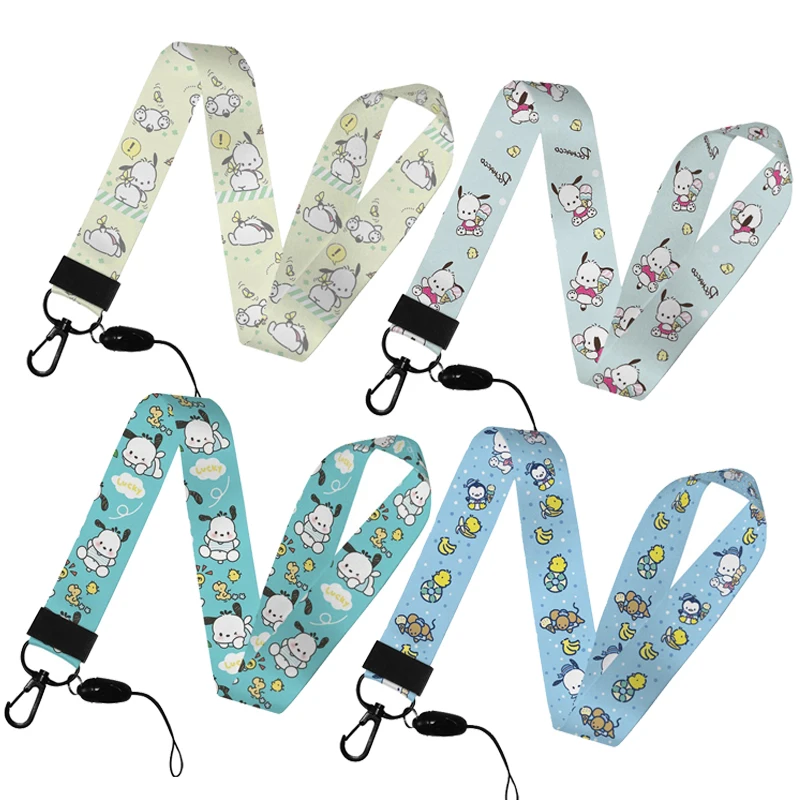 Pochacco Encanto ID Card Holders Lanyard Cartoons  Style Mobile Phone Lanyard Boys And Girls Cute Stitch Mobile Phone Straps