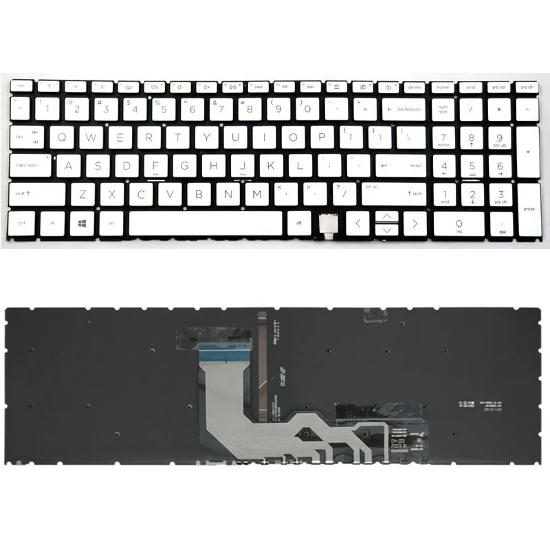 XIN-Russian-US Backlight Laptop Keyboard For HP Envy x360 15-AG 15-ED 15-ED0000 15-ED0003CA 15-ED0008CA 15-ED0010CA 15-EE 15M-EE