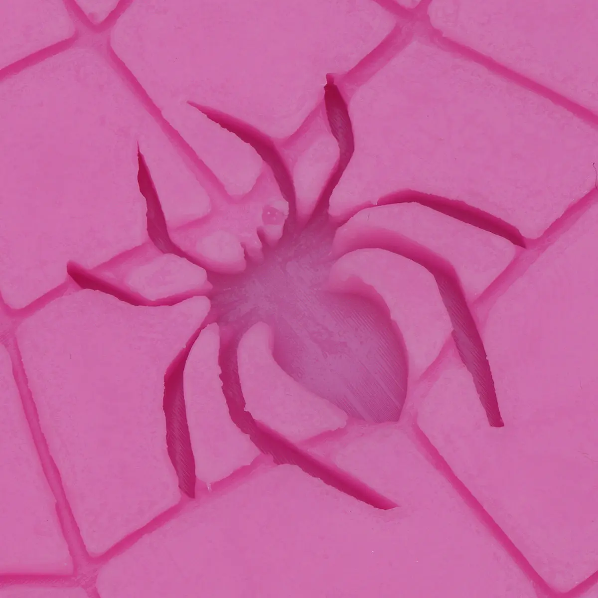 Halloween Silicone Spider Web and Spider Cake Mold Spooky Baking Tool for Chocolate Fondant Cupcake Dessert Random Color