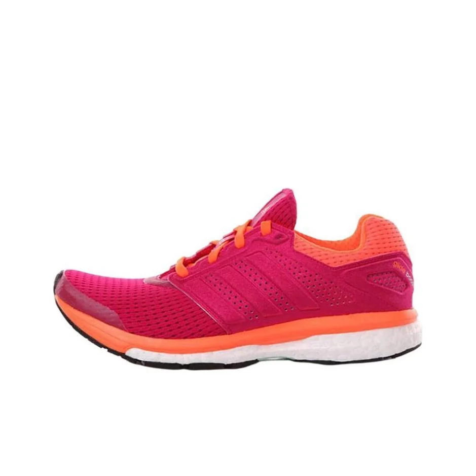 Adidas Supernova Soft And Comfortable Slip Resistant Abrasion Resistant Low top Casual Running Shoes Women's Pink B33604