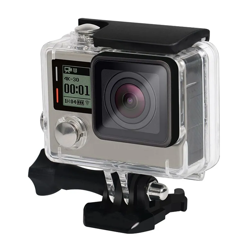 ل Gopro الإسكان مقاوم للماء ل Gopro بطل 4 بطل 3 بطل 3 تحت الماء صندوق واقية الغوص الغطاء الواقي