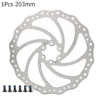Fahrrad bremsscheibe 6 Zoll Scheiben bremse Fahrrad rotors cheibe 140mm/160mm/180mm/203mm g3/hs1/rt56 Rotor MTB Scheiben teile mit 6 Schrauben