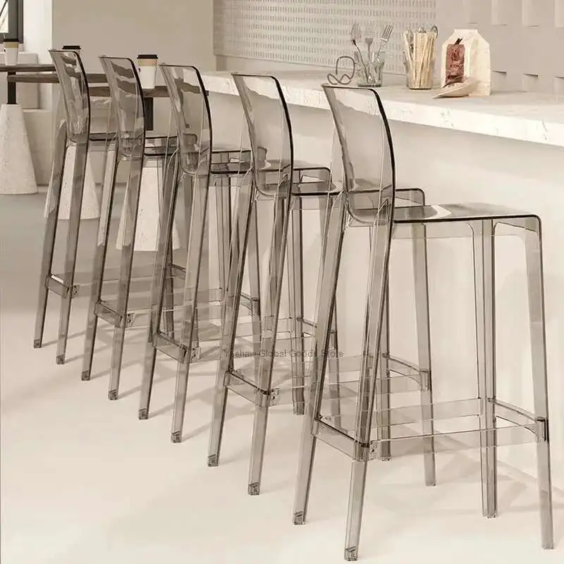 

Украшение Современные барные стулья Скандинавский пластиковый кухонный стул Офисный дизайн Домашние шезлонги Salle Manger Интерьерная мебель