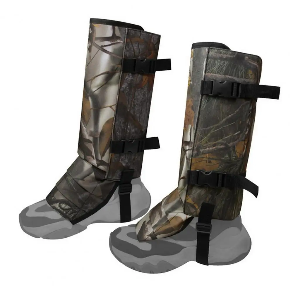 Camping Leggings Camping Gaiters Waterproof Leg Gaiters with Quick Release Adjustable Size Hiking Guards Bite for Camping