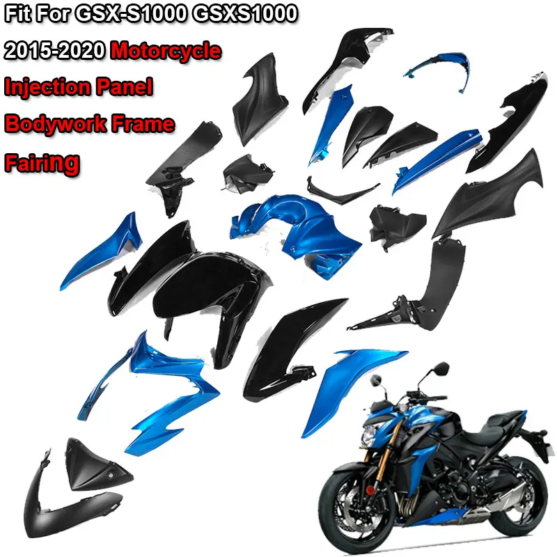 Fit For SUZUKI GSX-S1000 GSXS1000 GSX S1000 2015-2020 Motorcycle Injection Fairing Panel Bodywork Frame Protector Bodywork Kits