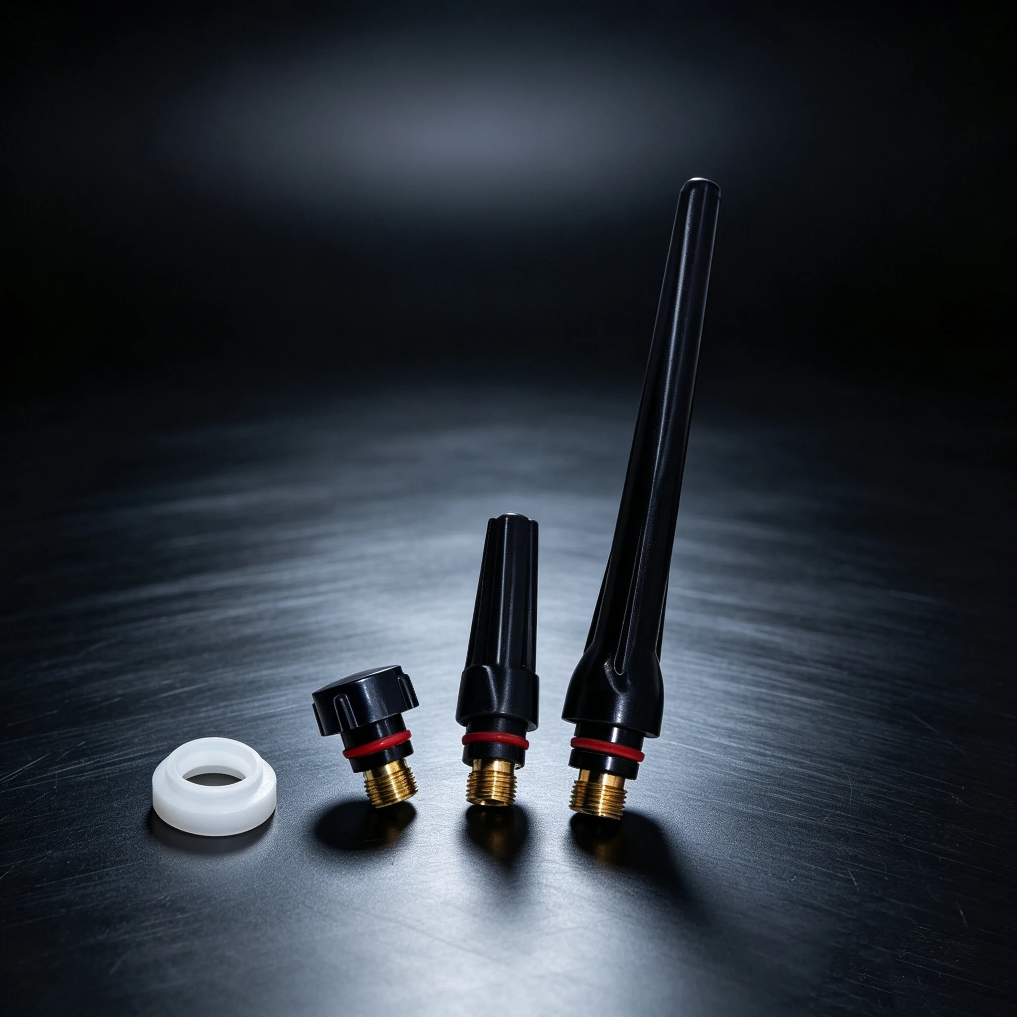17Pcs TIG Welding Torch Consumables Kit, Cup Gas Lens, Collet, Gasket and Back Cap Set, Fit WP 9 20 25 T32, Sizes 1/16