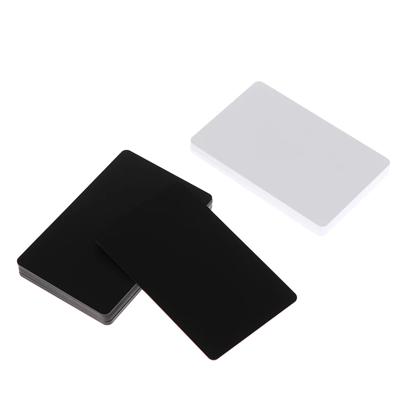 New Sale 5/10Pcs NFC215 Black White Cards Rewritable NFC NT-AG215 PVC Cards Blank Easy Convenient Programmable NFC Business Card