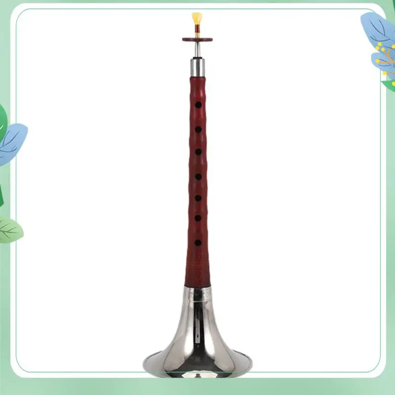 

SYDS Chinese Folk Wind Musical Instrument Suona,Quality Rosewood Rod Professional Hand-Made Instrument Suona Key Of G