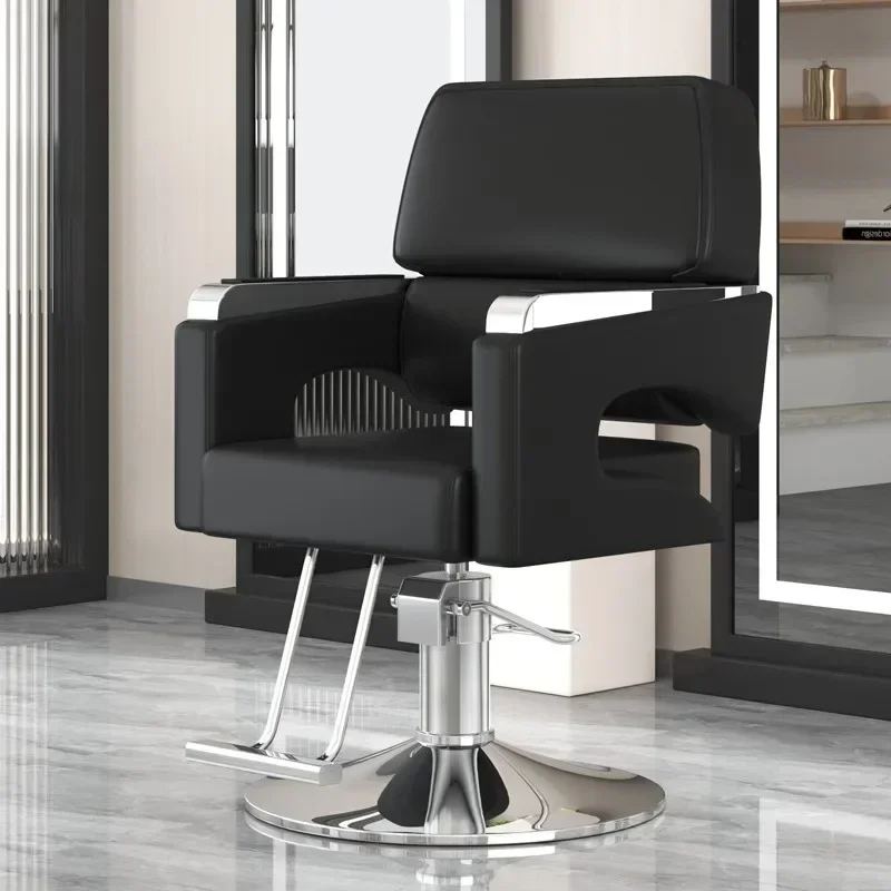 Silla ajustable para peluquería, sillín de pedicura, champú cosmético, corte de pelo, muebles de barbería